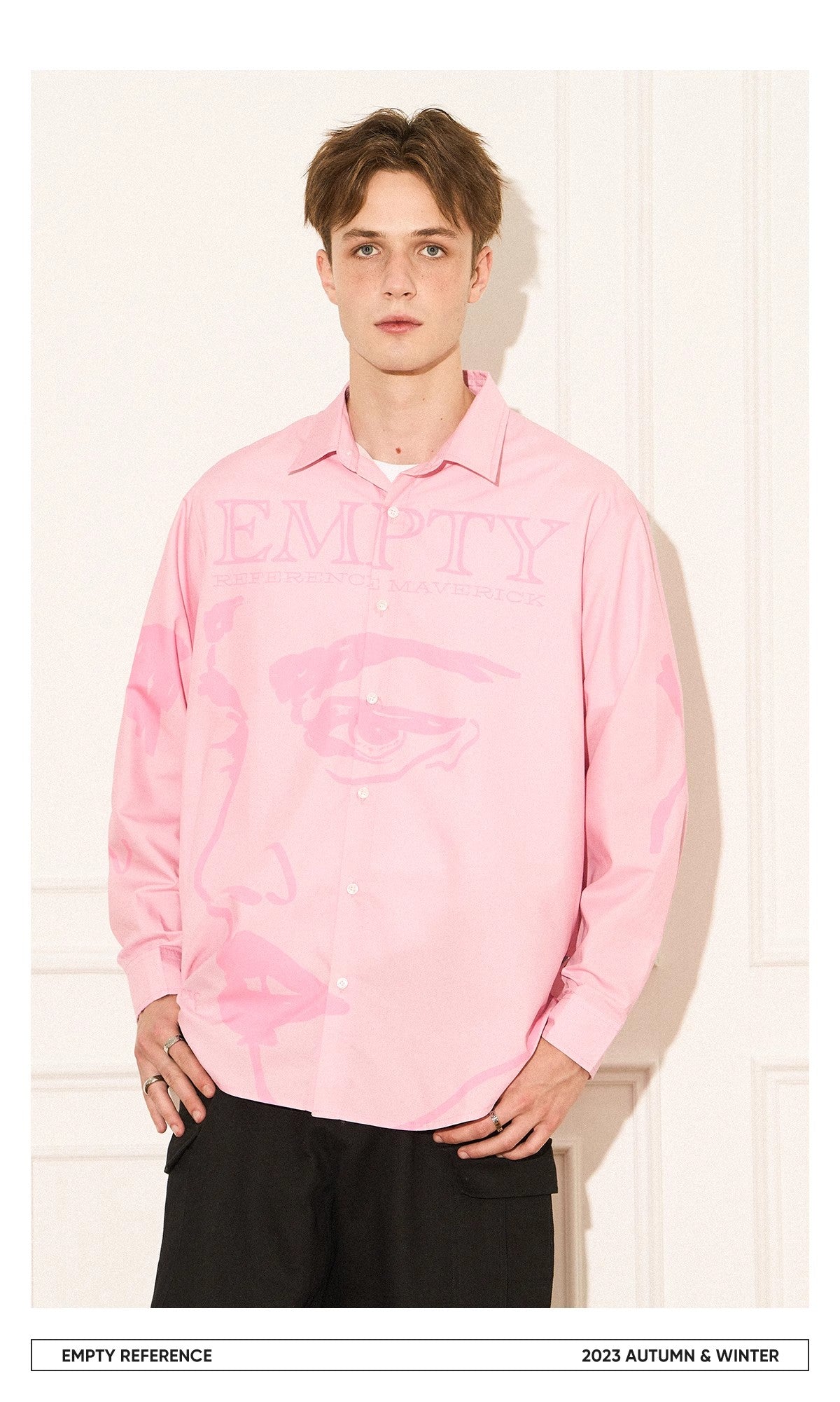 EMPTY REFERENCE Sketch portrait Shirts Unisex Pink