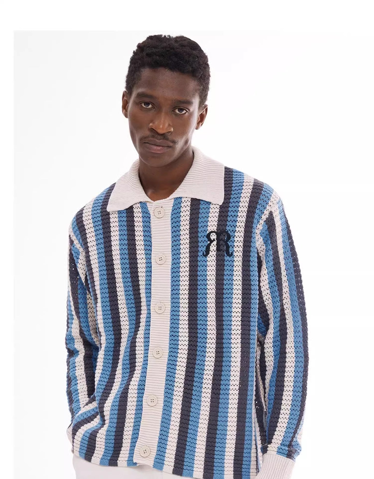 EMPTY REFERENCE Woven long sleeve shirt with embroidery