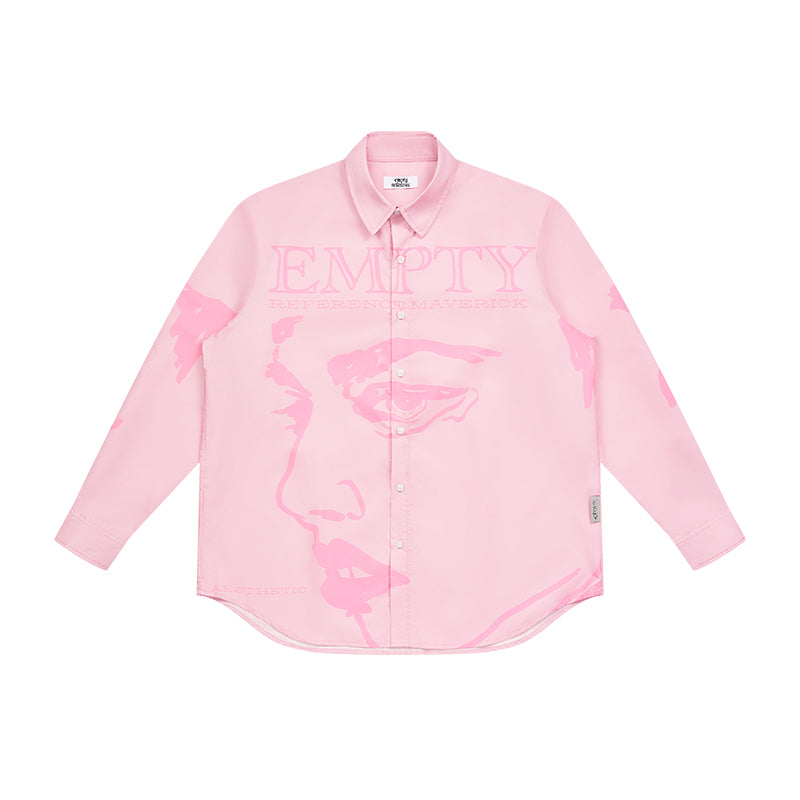 EMPTY REFERENCE Sketch portrait Shirts Unisex Pink