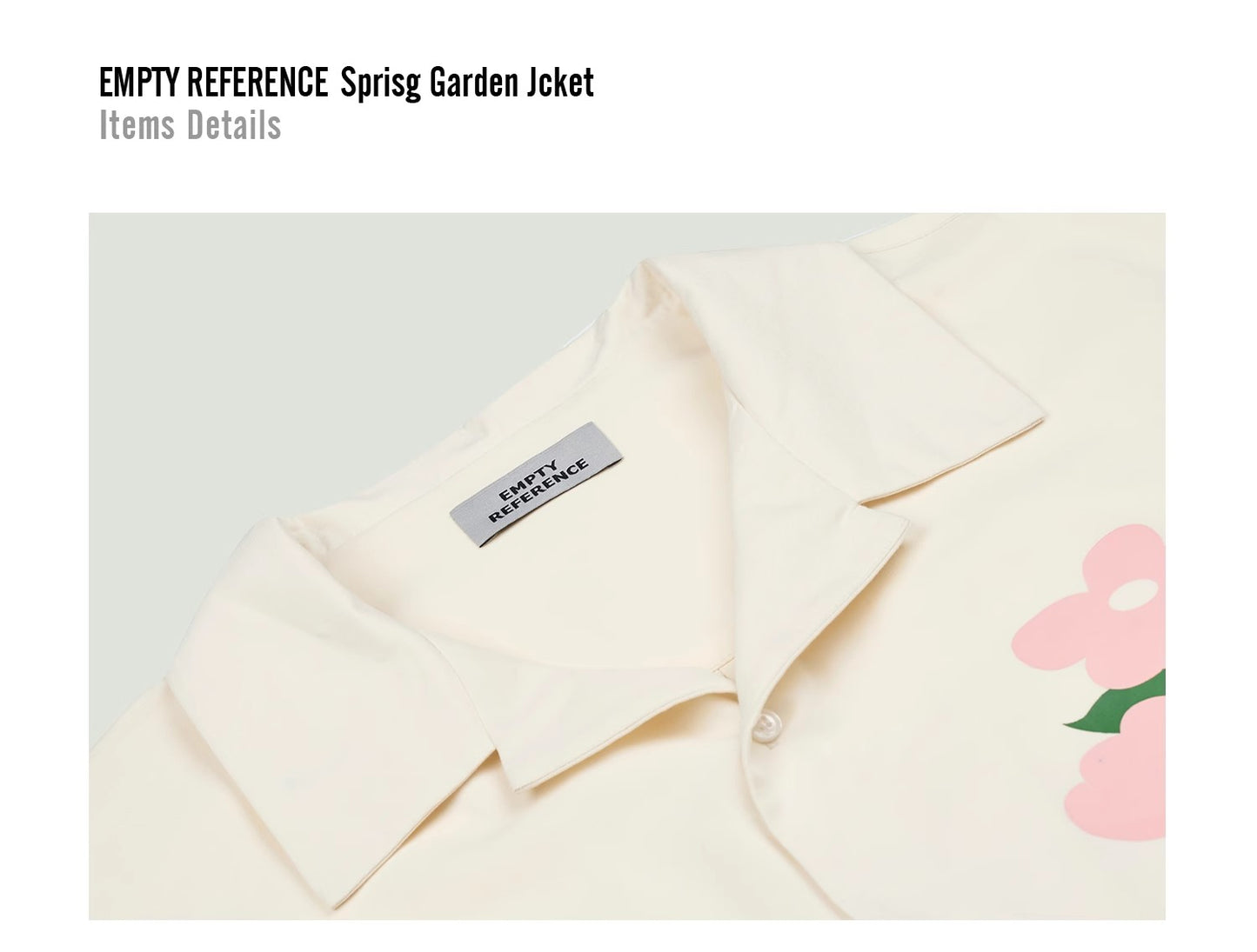 EMPTY REFERENCE flowers printed cotton Shirts Unisex