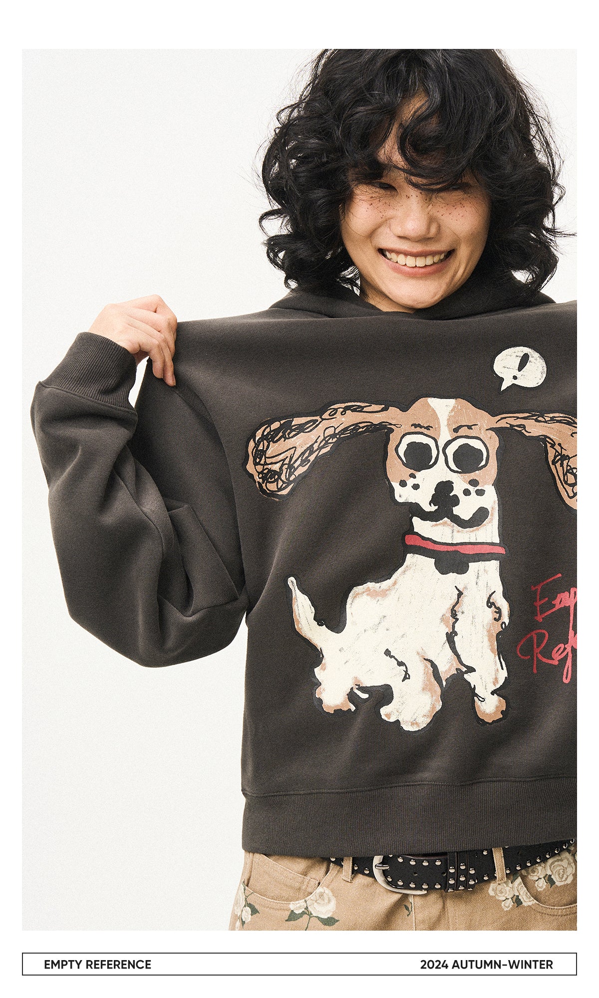 EMPTY REFERENCE Cartoon puppy Sweatshirt Unisex