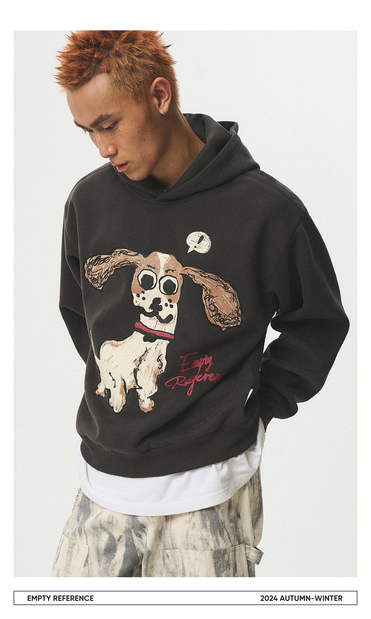 EMPTY REFERENCE Cartoon puppy Sweatshirt Unisex