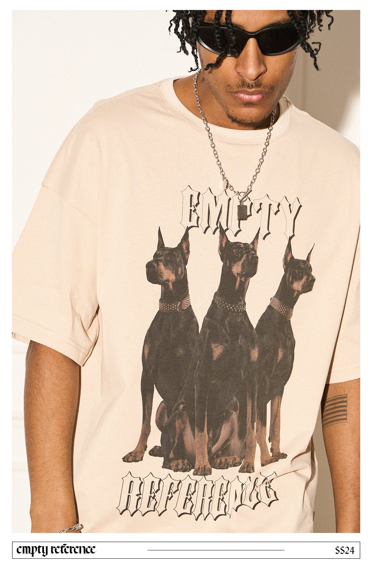 EMPTY REFERENCE Doberman Print T-Shirts Unisex