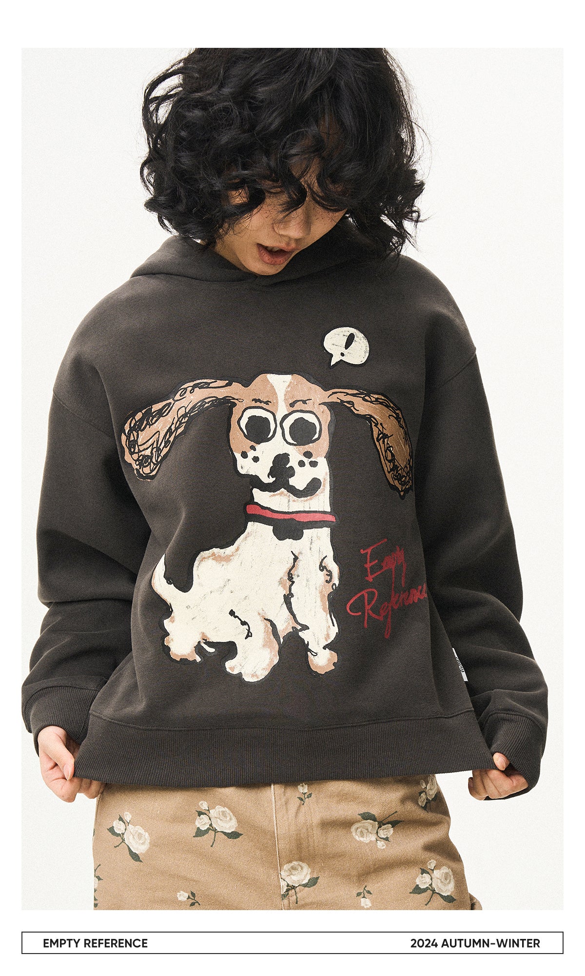 EMPTY REFERENCE Cartoon puppy Sweatshirt Unisex