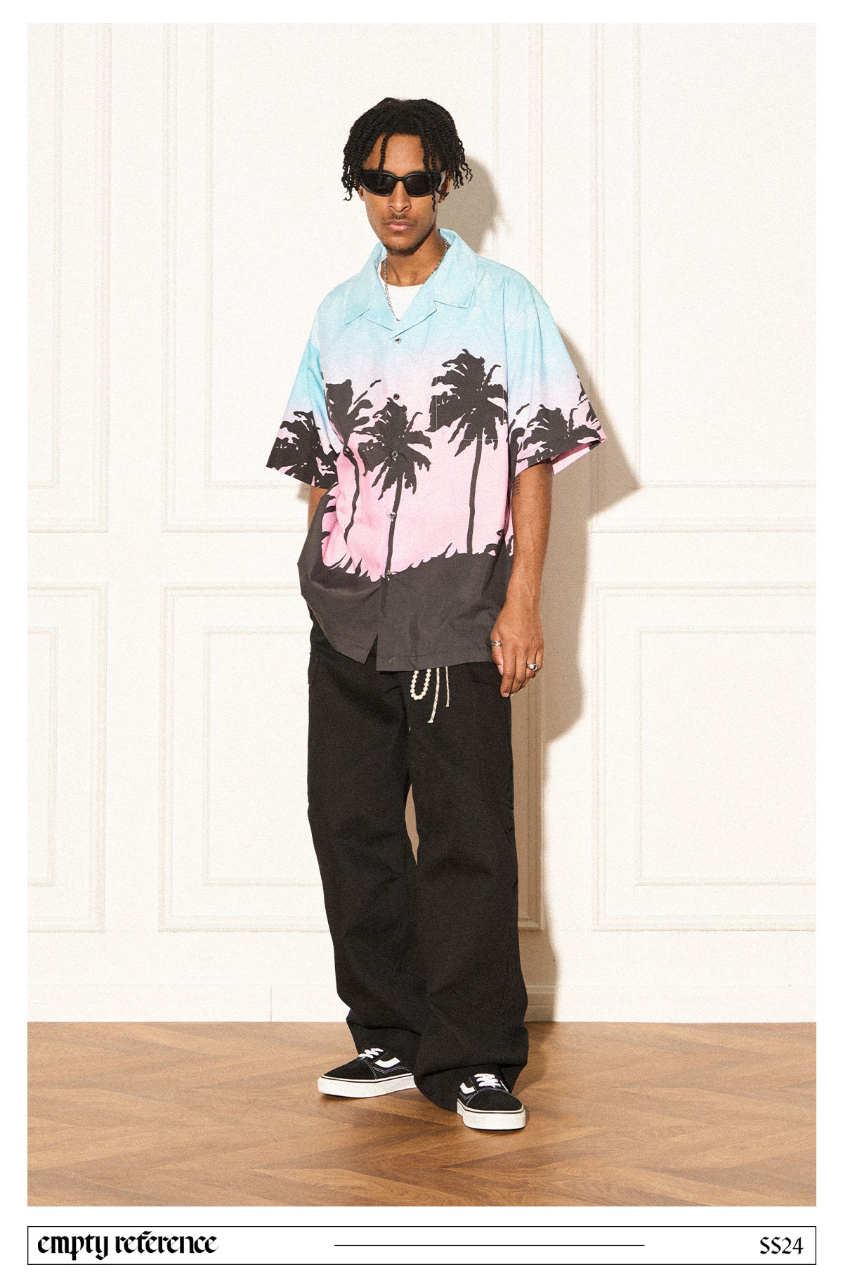 EMPTY REFERENCE Summer coconut grove print shirt Unisex