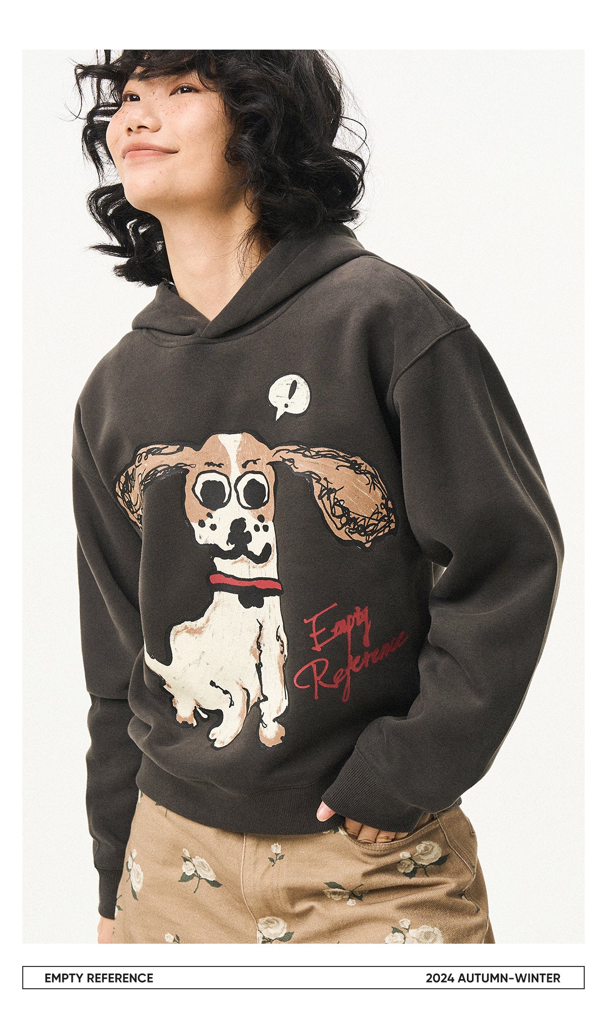 EMPTY REFERENCE Cartoon puppy Sweatshirt Unisex