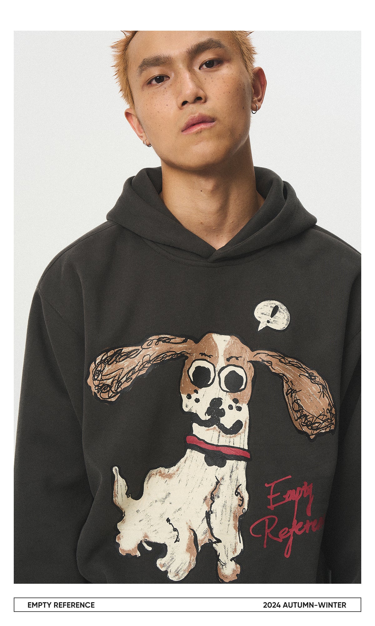 EMPTY REFERENCE Cartoon puppy Sweatshirt Unisex