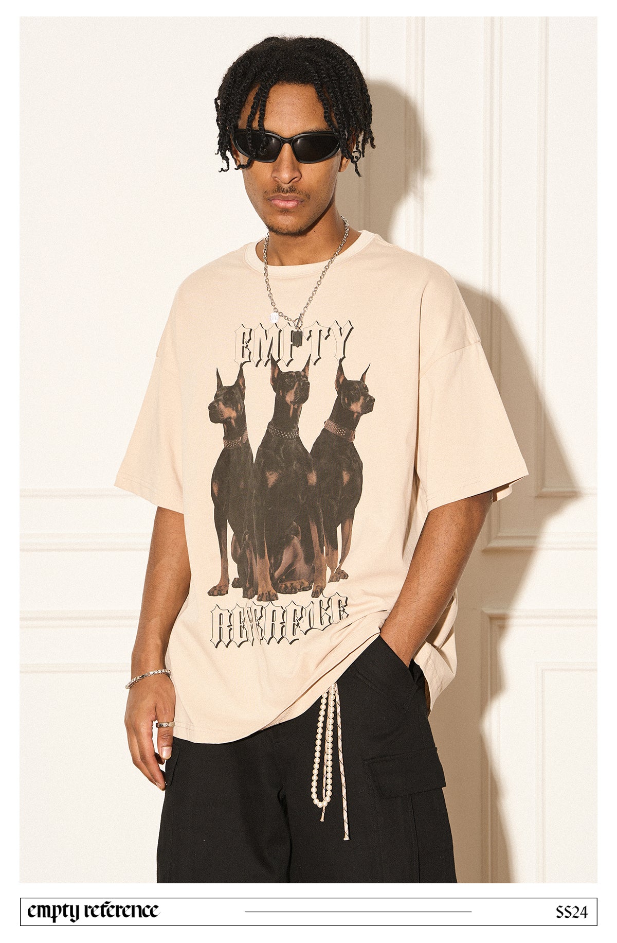 EMPTY REFERENCE Doberman Print T-Shirts Unisex