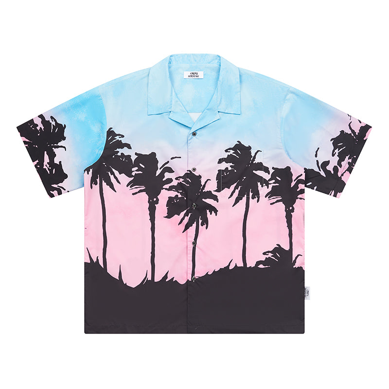 EMPTY REFERENCE Summer coconut grove print shirt Unisex