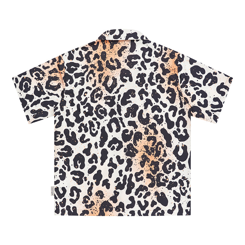 EMPTY REFERENCE Gradient leopard print shirt Unisex