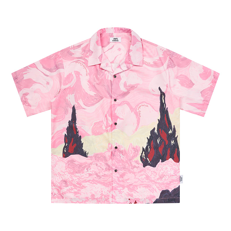 EMPTY REFERENCE Dream themed prints Shirts Unisex Pink