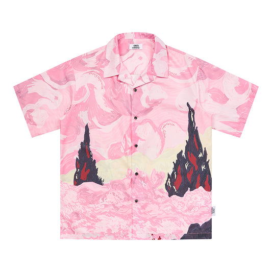 EMPTY REFERENCE Dream themed prints Shirts Unisex Pink