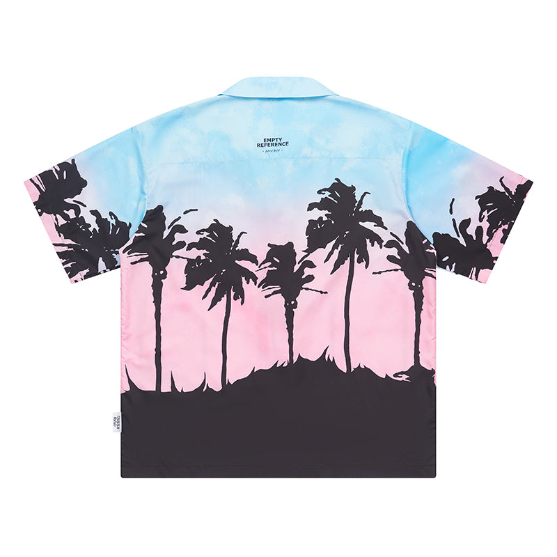 EMPTY REFERENCE Summer coconut grove print shirt Unisex