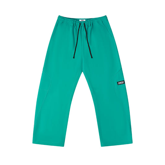 EMPTY REFERENCE Green embroidered trousers