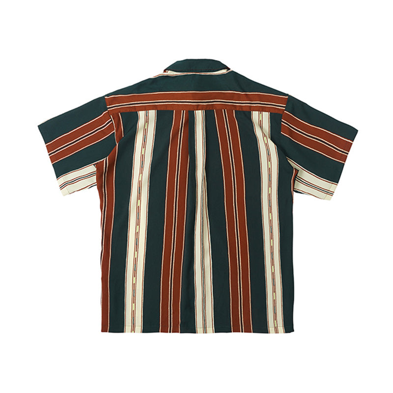 EMPTY REFERENCE Red Green Stripes Shirts Unisex